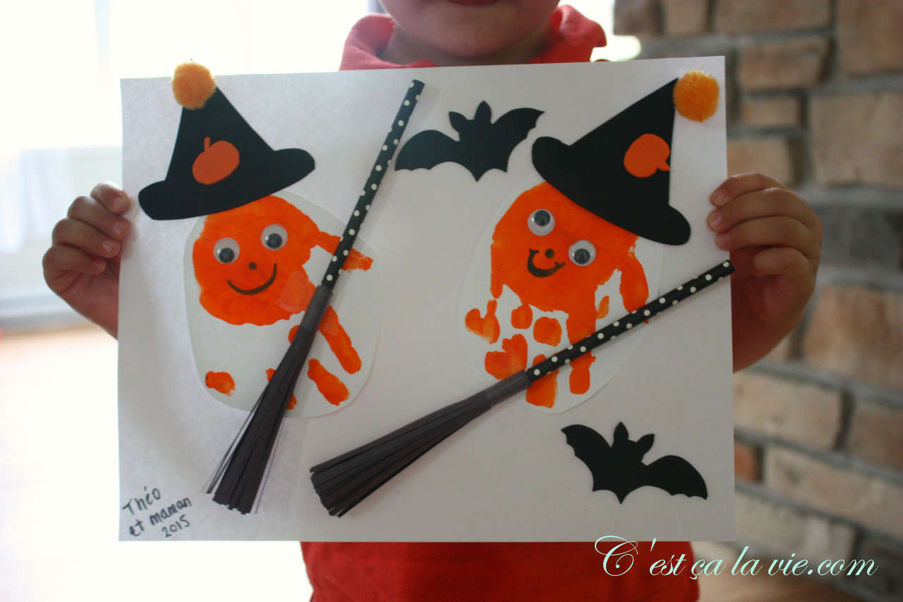 Bricolage d'Halloween pour enfant
