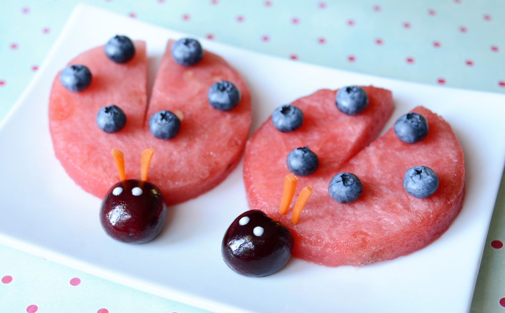 coccinelle de fruits