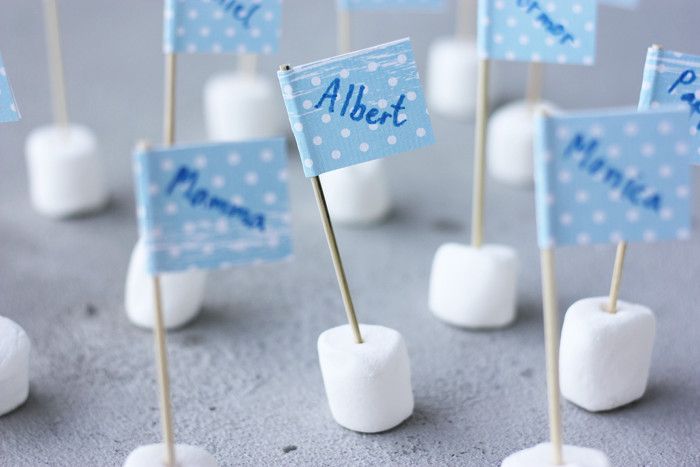 marque-place guimauve