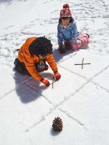 activités neige enfant